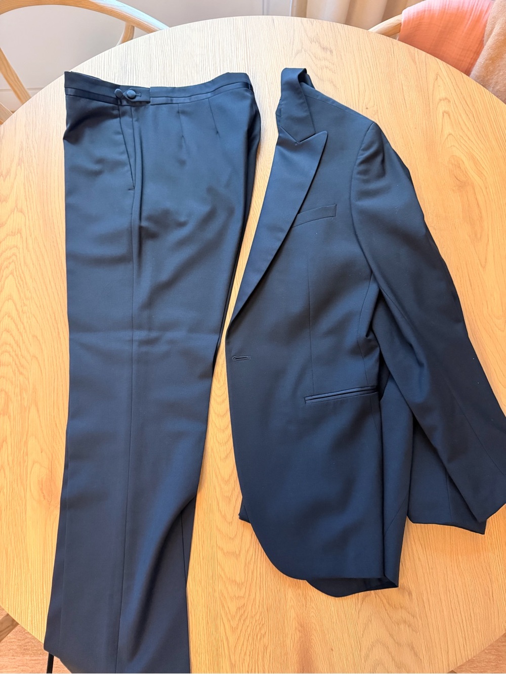 Reiss Men's Navy Blue Tuxedo Jacket & Trousers